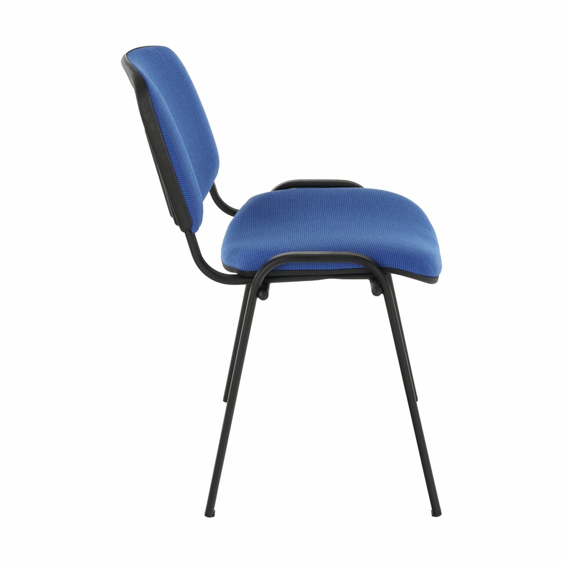 Scaun ISO NEW, albastru/negru, material textil/metal, 53x58x83 cm
