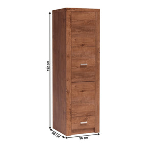 Dulap INFINITY I-02, frasin deschis, PAL, 56x58x192 cm