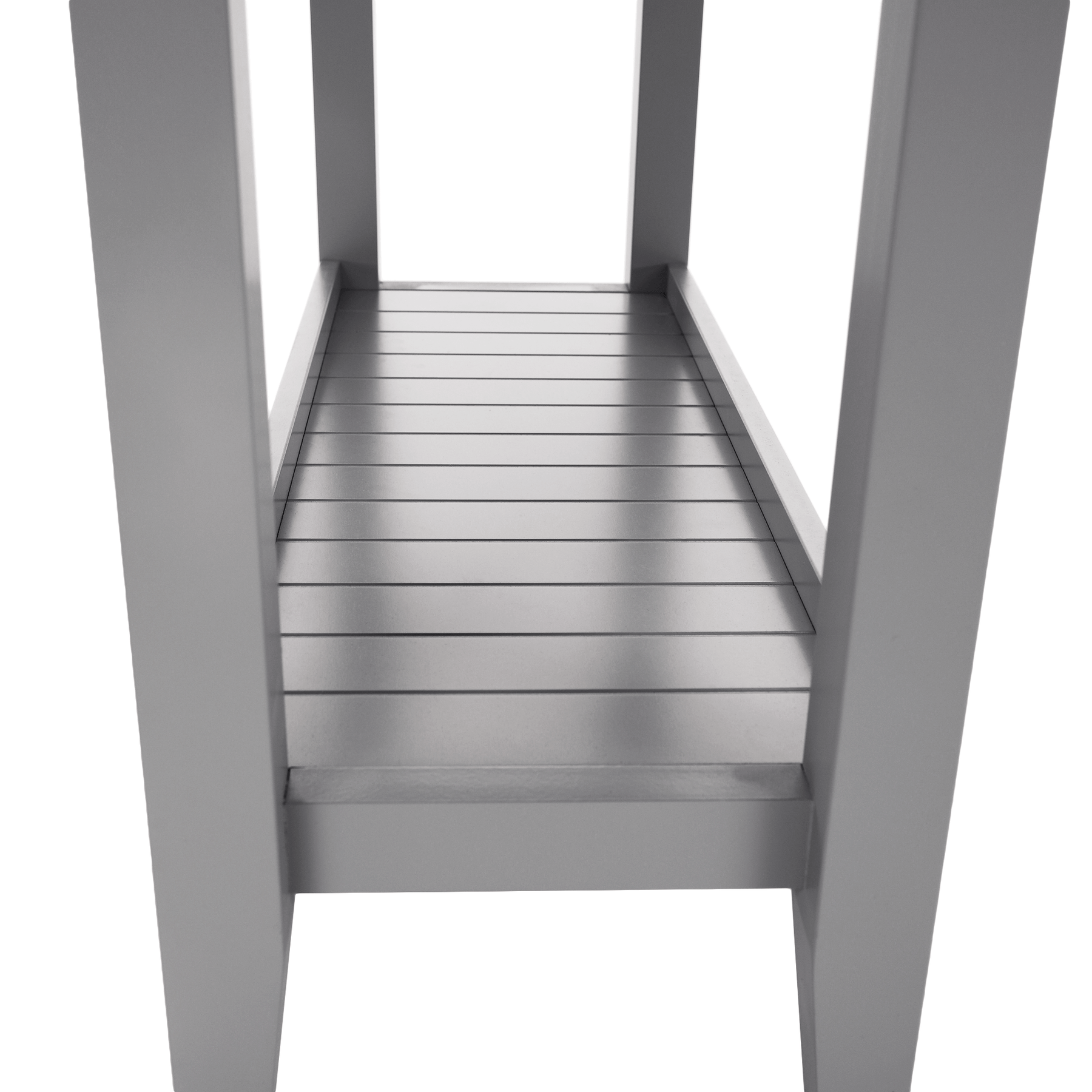 Consola JEREVAN, nuc/gri deschis, 80x30x80 cm