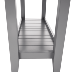 Consola JEREVAN, nuc/gri deschis, 80x30x80 cm