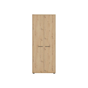 Dulap SPACE OFFICE, stejar artisan, PAL laminat, 80x37x203 cm
