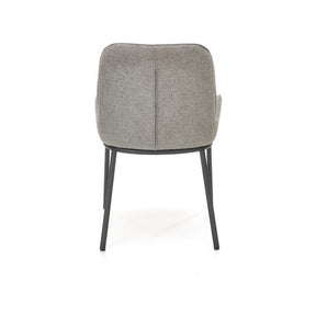 Scaun K481, gri/negru, stofa clasica/metal, 54x60x83 cm