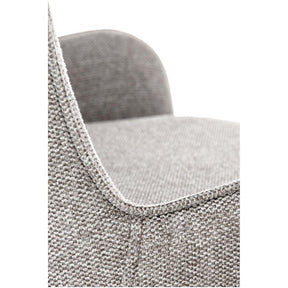 Scaun K481, gri/negru, stofa clasica/metal, 54x60x83 cm