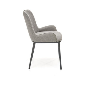 Scaun K481, gri/negru, stofa clasica/metal, 54x60x83 cm