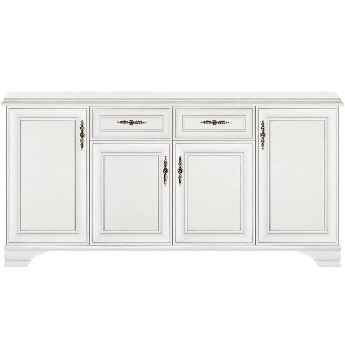 Comoda IDENTO, alb, PAL, 184x44.5x90.5 cm