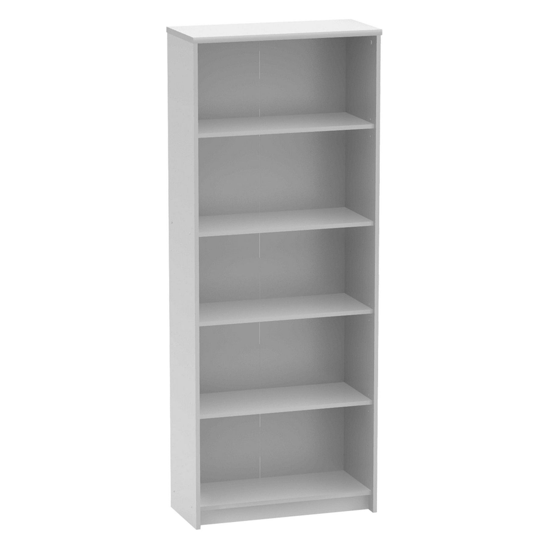Etajera JOHAN 2 NEW 04, alb, DTD laminat, 72.5x33.8x186 cm