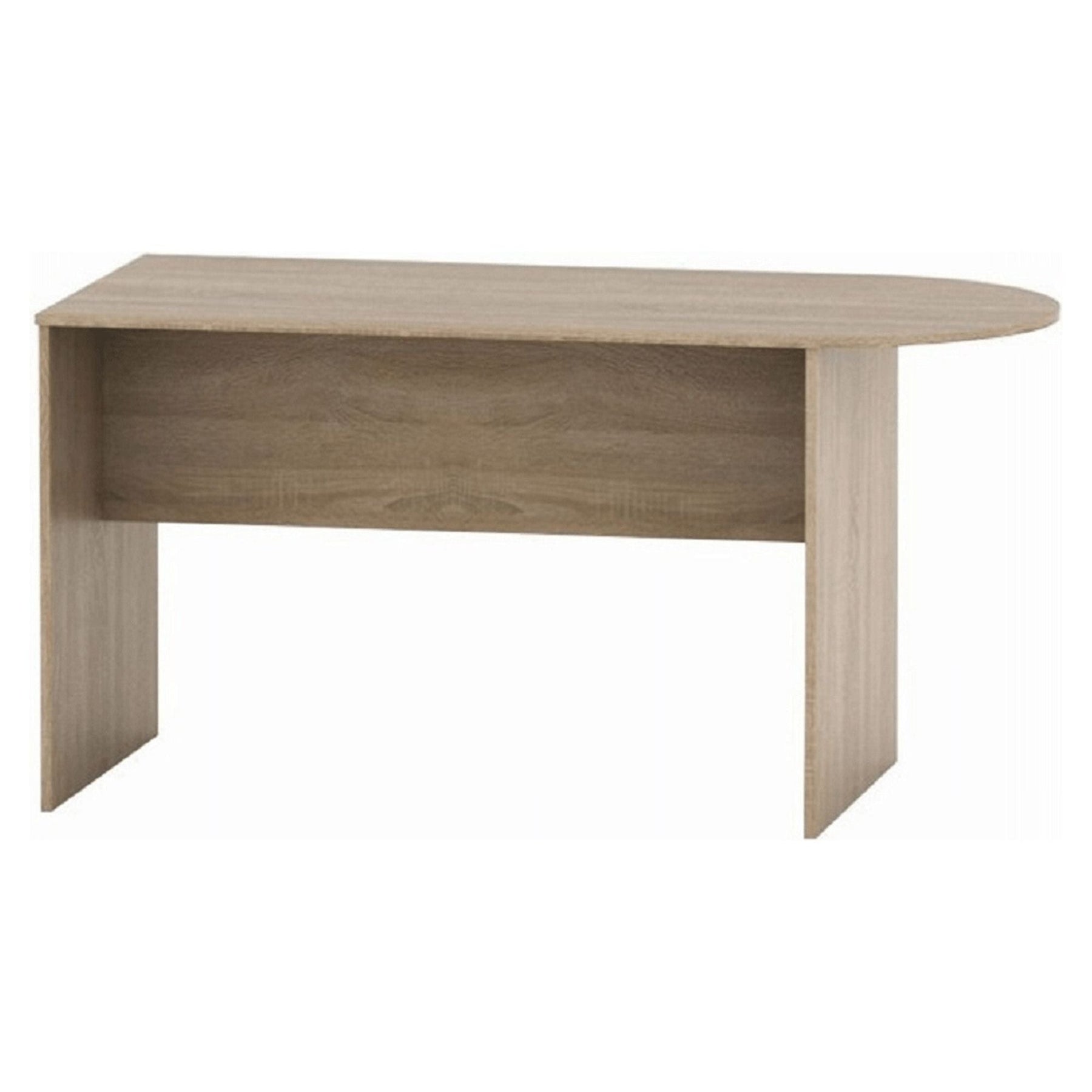 Masa birou TEMPO ASISTENT NEW 022, cu extensie laterală, PAL melaminat, stejar sonoma, 150x76x70 cm