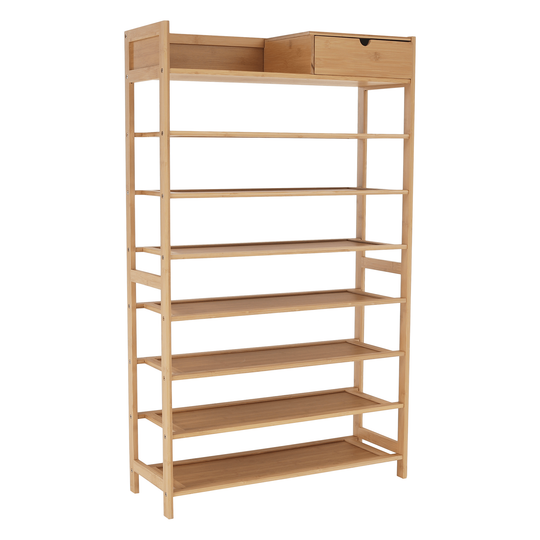 Pantofar KATLEY, bambus natural, 70x25x117 cm