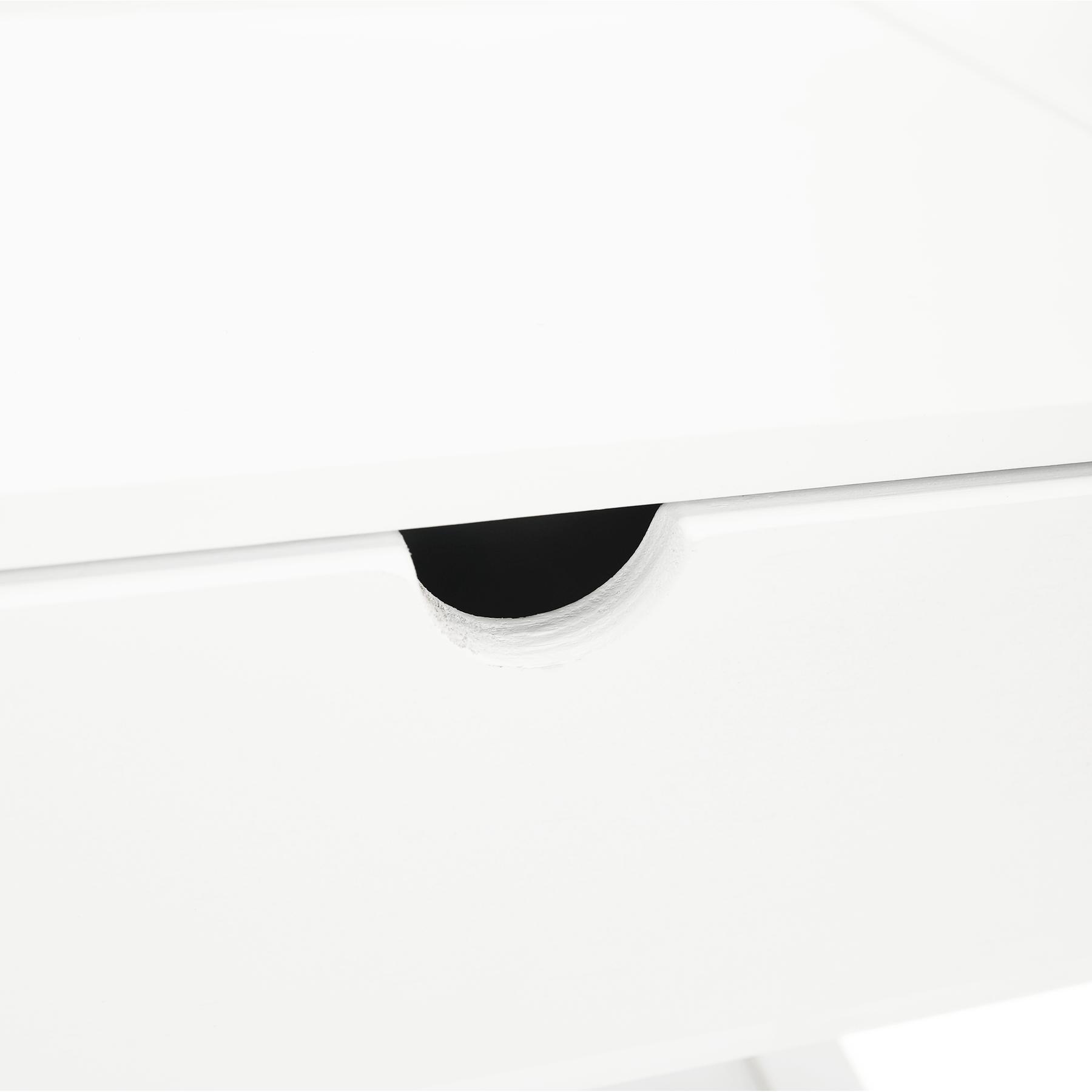 Pantofar KATLEY, alb, bambus, 70x25x117 cm