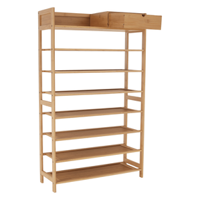 Pantofar KATLEY, bambus natural, 70x25x117 cm