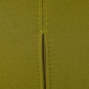Fotoliu balansoar KEMARO, verde fistic, stofa catifelata/lemn, 58x89x96 cm