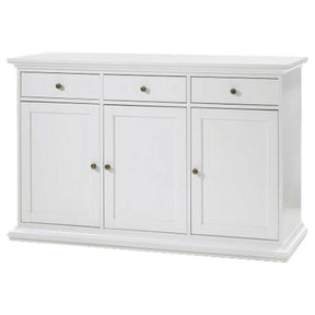 Comoda PARIS 77824, PAL, alb, 143,7x46.1x91,7 cm