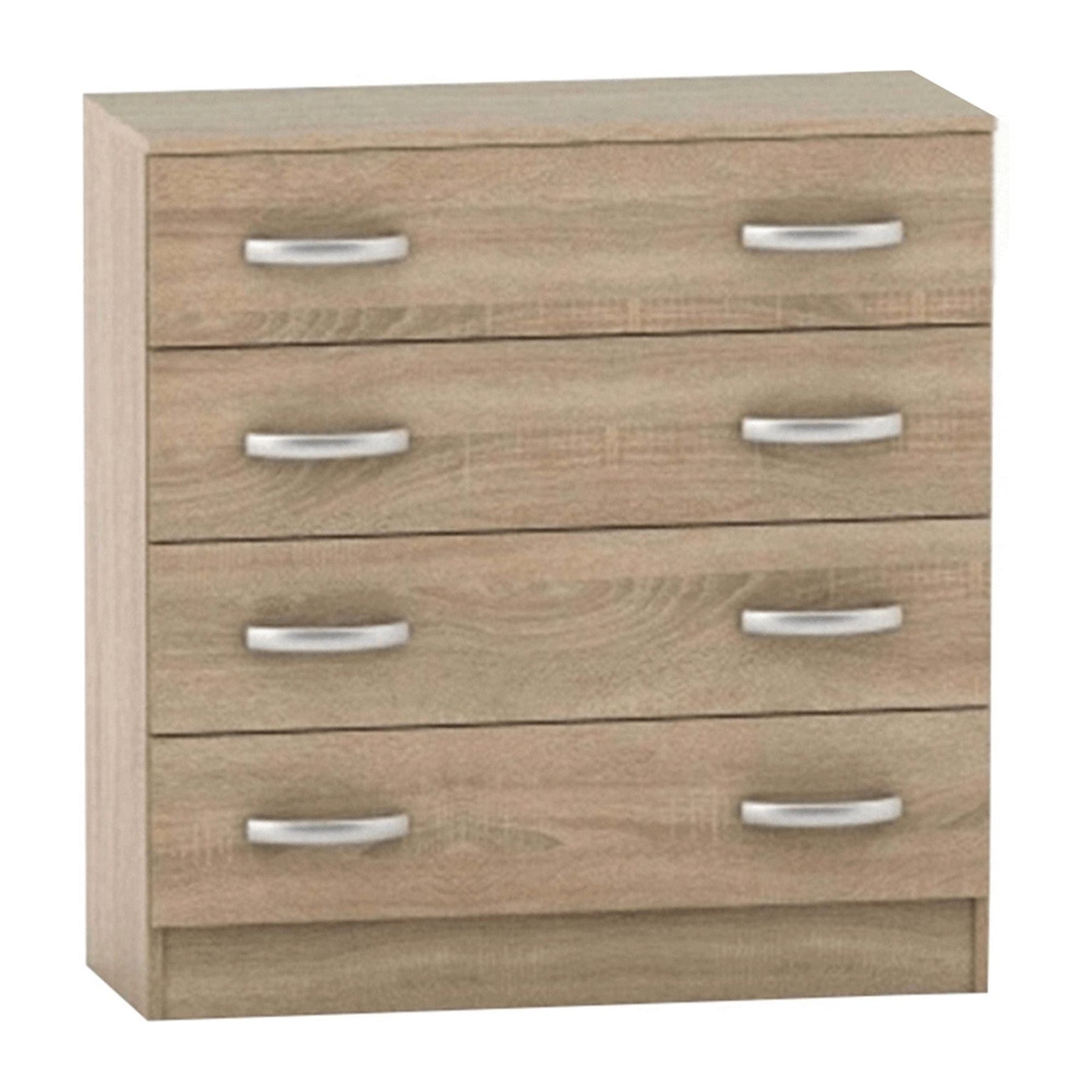 Comoda cu sertare BETTY 2, PAL laminat, stejar sonoma, 150x39.4x93.3 cm