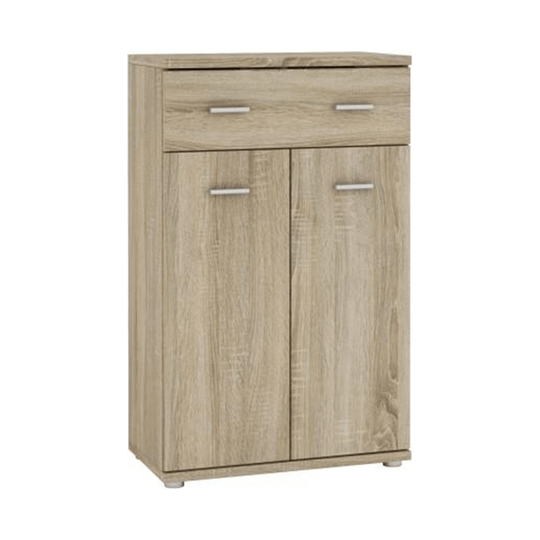 Comoda MARIO NEW TYP G, cu 2 usi si 1 sertar, PAL, stejar sonoma, 60,2x95,9x30,6 cm