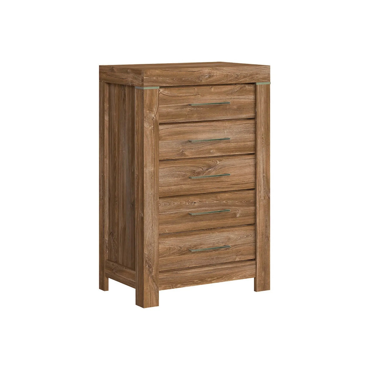 Comoda GENT, stejar stirling, PAL laminat, 70x45x110 cm