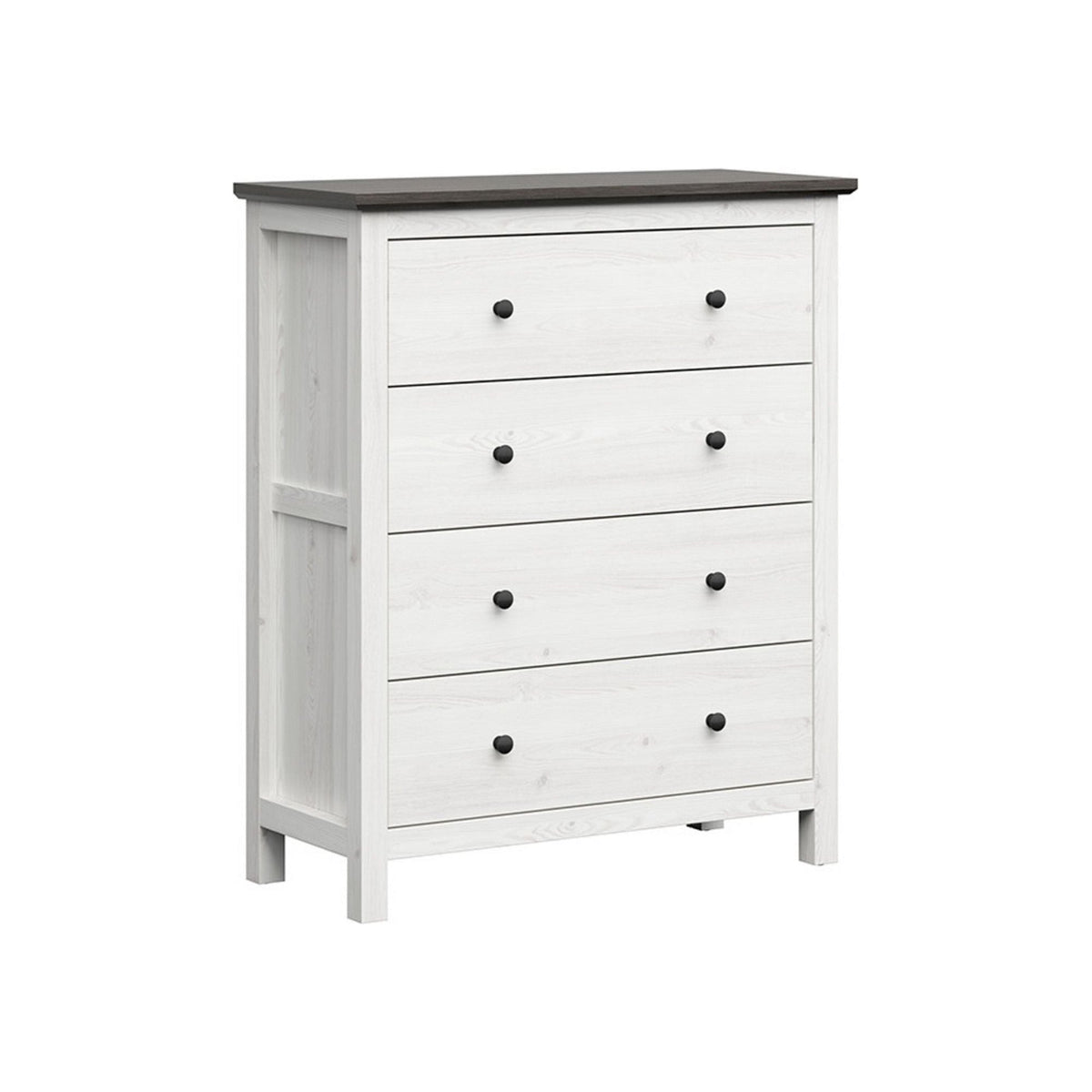 Comoda HESEN, zada sibiu deschis/pin larico, PAL, 101x44x120 cm