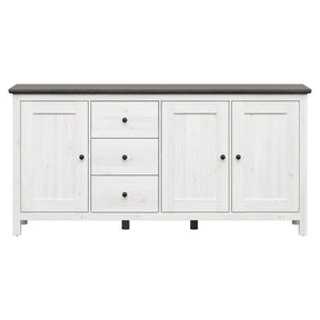 Comoda HESEN, zada sibiu deschis/pin larico, PAL, 199x44x96 cm