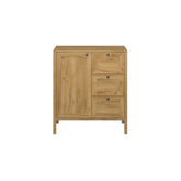 Comoda KLARK, stejar auriu, PAL/MDF, 81x42x87 cm