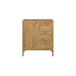 Comoda KLARK, stejar auriu, PAL/MDF, 81x42x87 cm