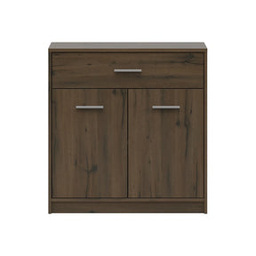 Comoda NEPO PLUS, stejar nobil, PAL laminat, 80x34x84 cm