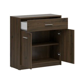 Comoda NEPO PLUS, stejar nobil, PAL laminat, 80x34x84 cm