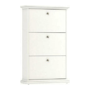 Pantofar PARIS 70309, PAL înfoliat lăcuit, alb, 77,8x127,7x27,5 cm
