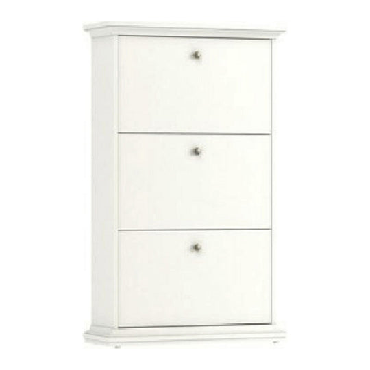 Pantofar PARIS 70309, PAL înfoliat lăcuit, alb, 77,8x127,7x27,5 cm