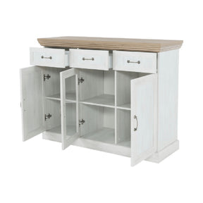 Comoda ROYAL K1S, PAL, pin nordic/stejar salbatic, 127x46X98 cm