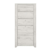 Comoda ANGEL TIP 35, o usa si 3 sertare, alb craft, PAL melaminat, 56x116,3x40,2 cm