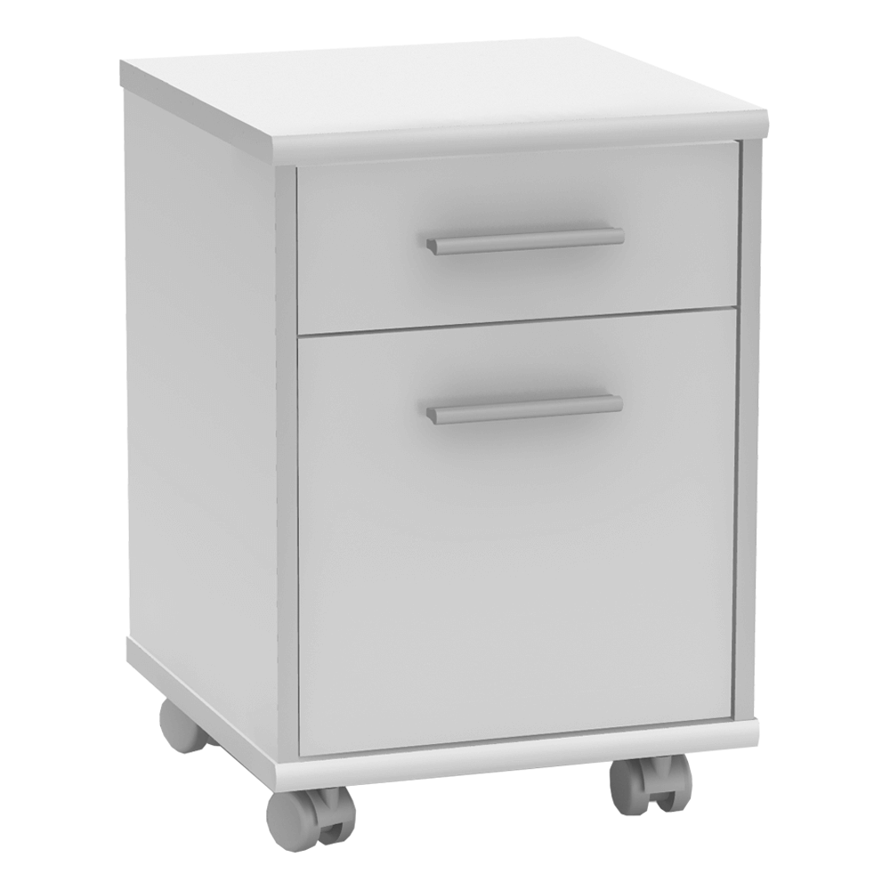 Dulapior birou, alb, JOHAN 2 NEW 07