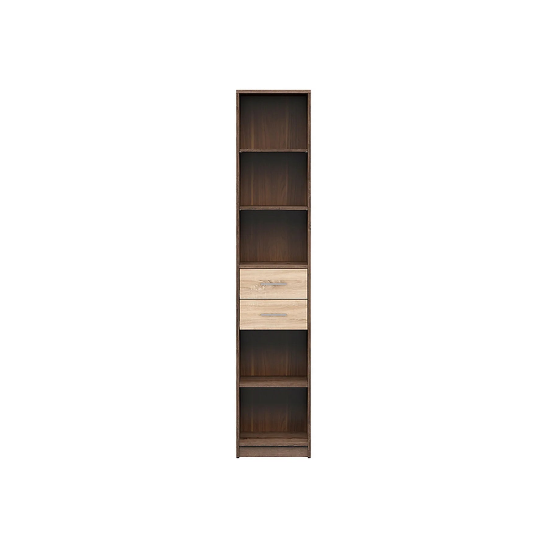 Biblioteca NEPO PLUS, stejar nobil/stejar sonoma, PAL laminat, 40x34x197 cm