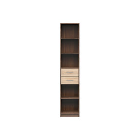 Biblioteca NEPO PLUS, stejar nobil/stejar sonoma, PAL laminat, 40x34x197 cm