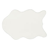 Covor din blana artificiala RABIT TYP 7, alb, 90X60 cm