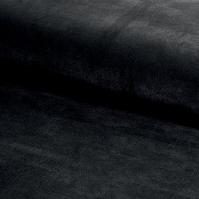 Scaun ATOM, stofa catifelata neagra/negru mat, 44x39x93 cm