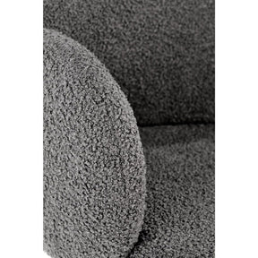 Scaun K477, gri/negru, stofa/metal, 58x58x89 cm