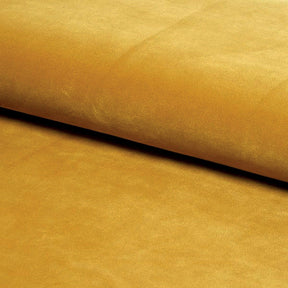 Scaun NORTE, stofa catifelata galben mustar/negru, 76x40x75 cm