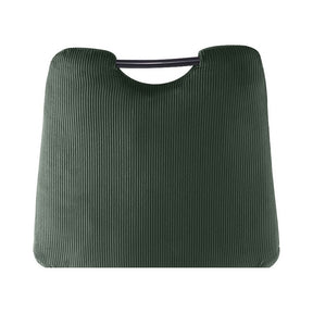 Scaun ORFE, stofa raiata verde/negru, 45x40x86 cm