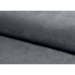 Scaun PRAGA, stofa catifelata gri/negru, 49x43x84 cm