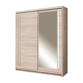 Dulap EFFECT, stejar sonoma, PAL melaminat, cu 2 usi, 175x59x215 cm