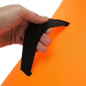 Fotoliu gonflabil LEBAG, nailon rezistent, portocaliu, 70x180/190/240 cm