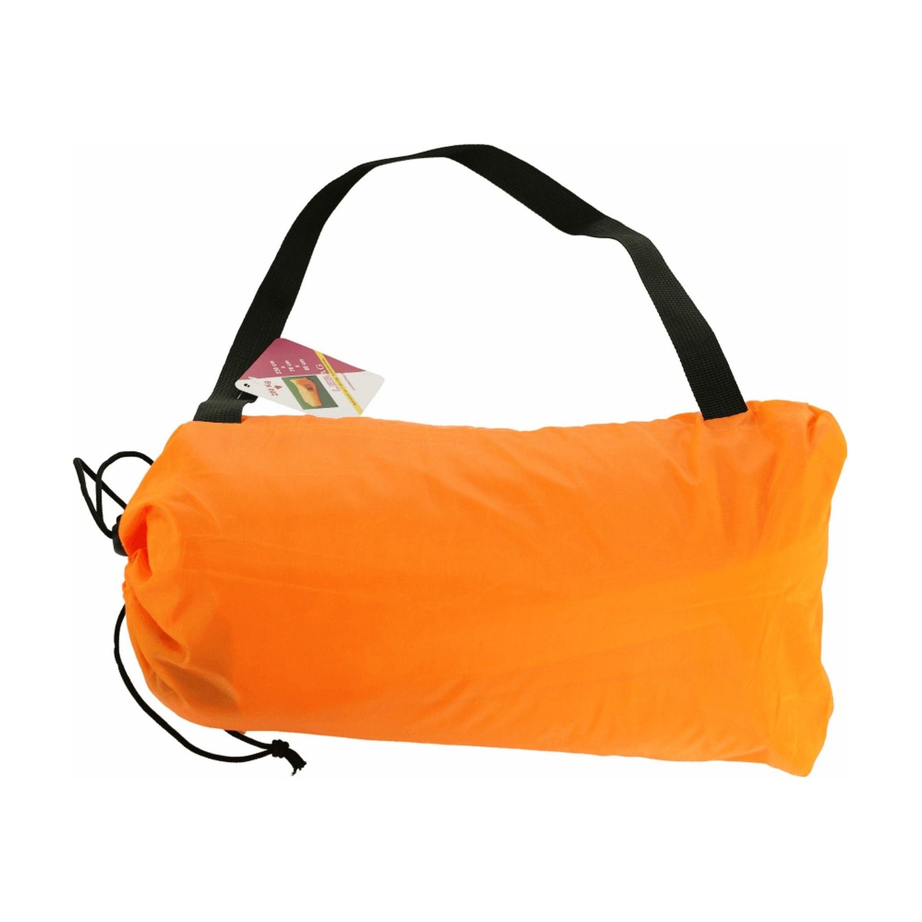 Fotoliu gonflabil LEBAG, nailon rezistent, portocaliu, 70x180/190/240 cm