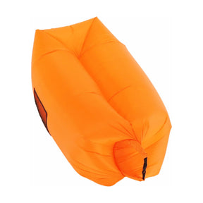 Fotoliu gonflabil LEBAG, nailon rezistent, portocaliu, 70x180/190/240 cm