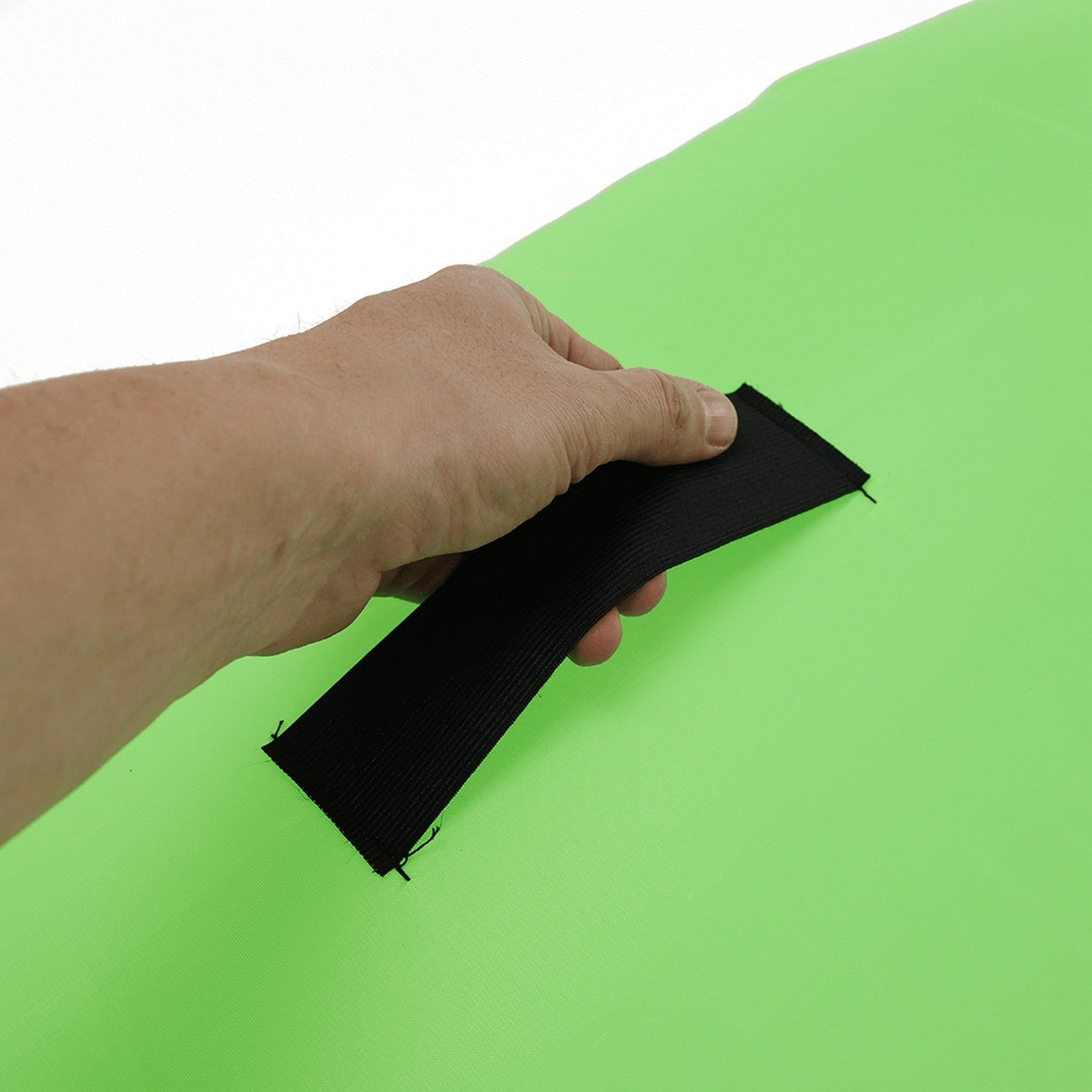 Fotoliu gonflabil LEBAG, nailon rezistent, verde, 70x180/190/240 cm