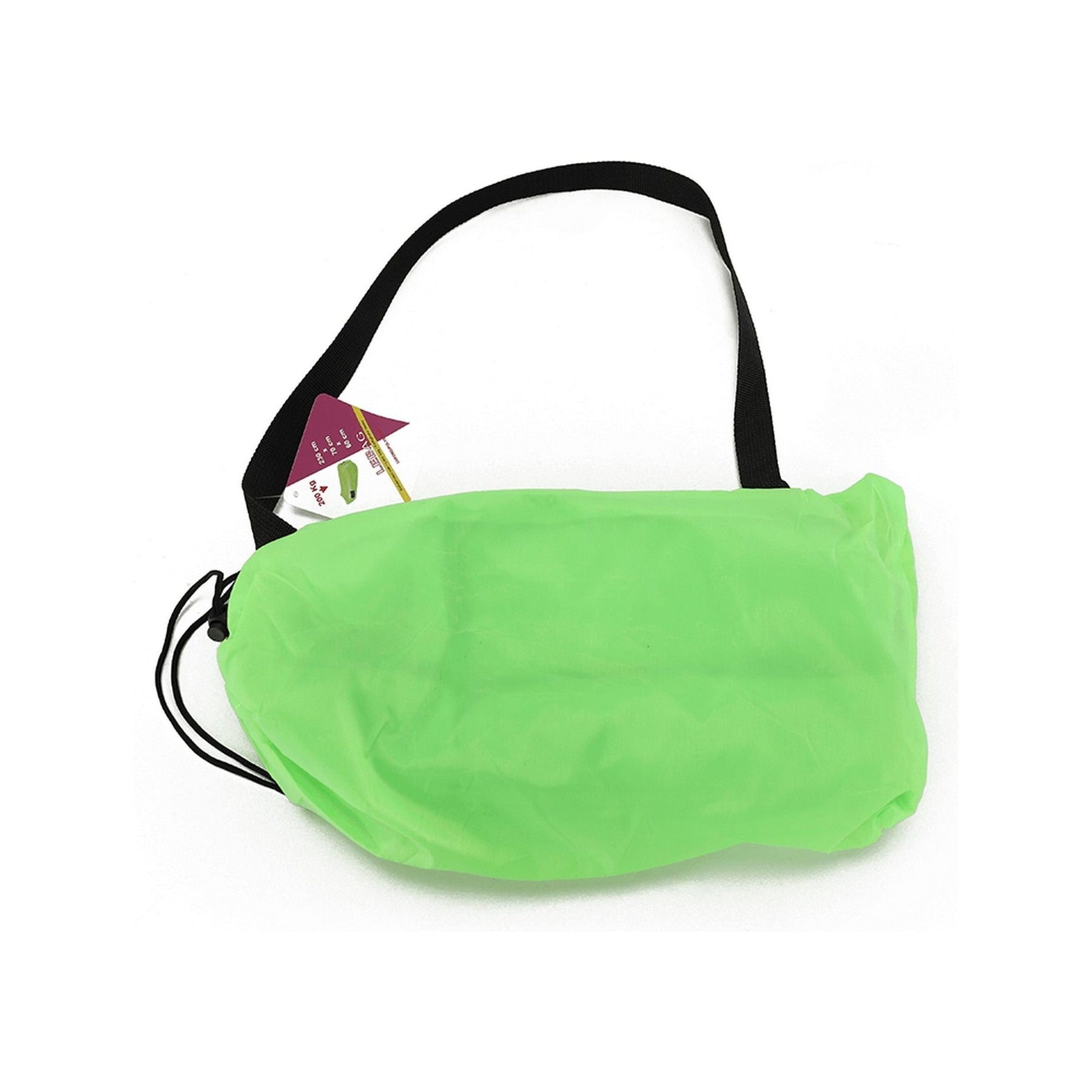 Fotoliu gonflabil LEBAG, nailon rezistent, verde, 70x180/190/240 cm