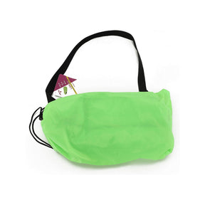 Fotoliu gonflabil LEBAG, nailon rezistent, verde, 70x180/190/240 cm