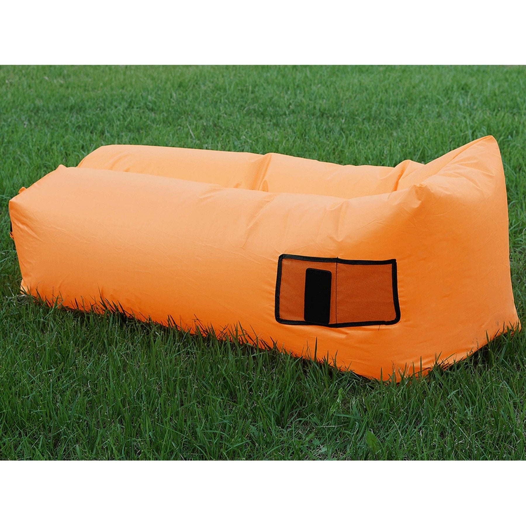 Fotoliu gonflabil LEBAG, nailon rezistent, portocaliu, 70x180/190/240 cm