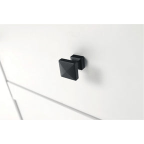 Comoda LEON MZ11, DTD laminat, alb/stejar grand, 140x45x87 cm
