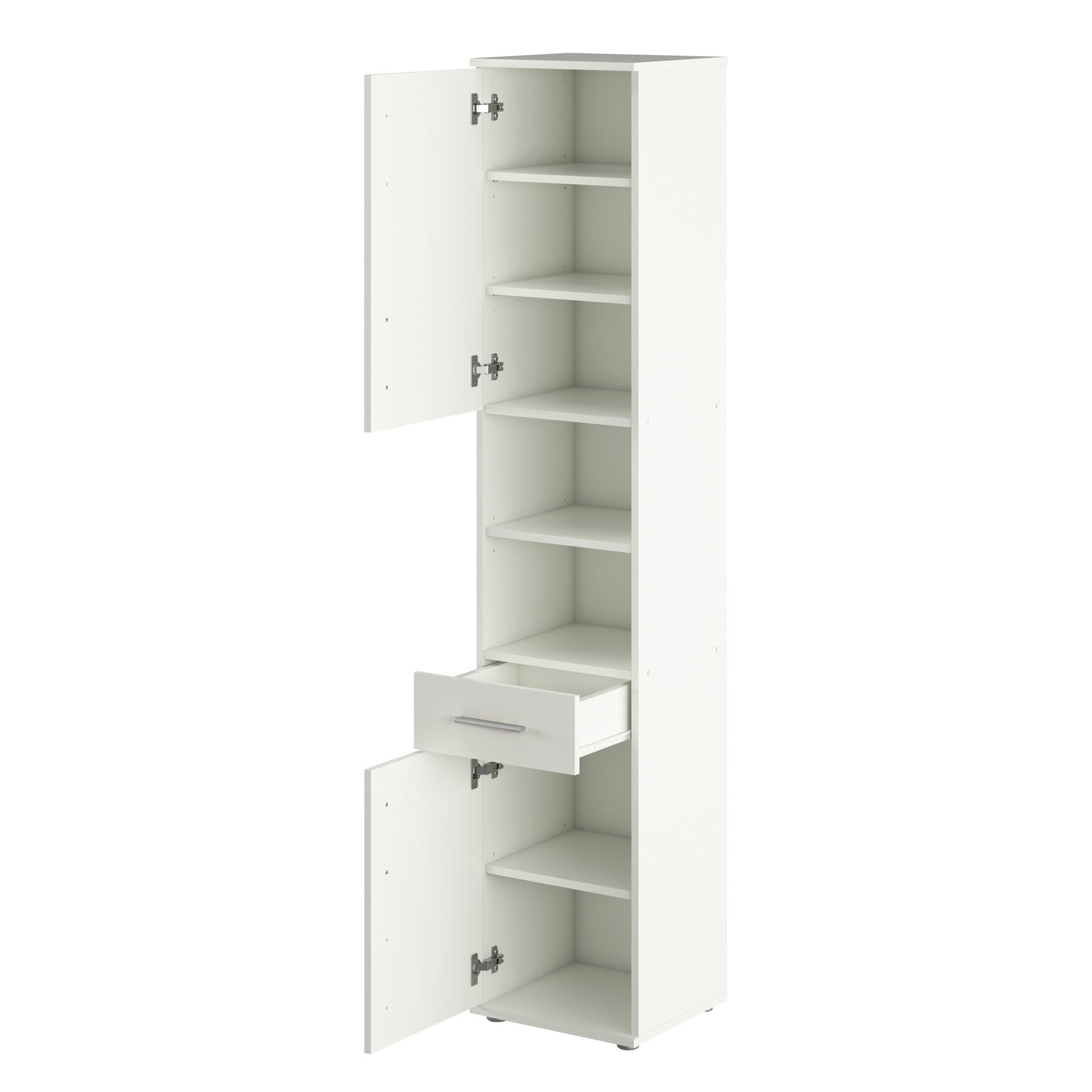 Dulap LESSY NEW 05, alb, DTD laminat, 38x35x191 cm