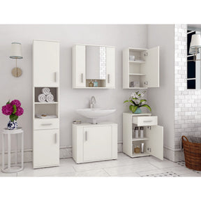 Dulap LESSY NEW 05, alb, DTD laminat, 38x35x191 cm