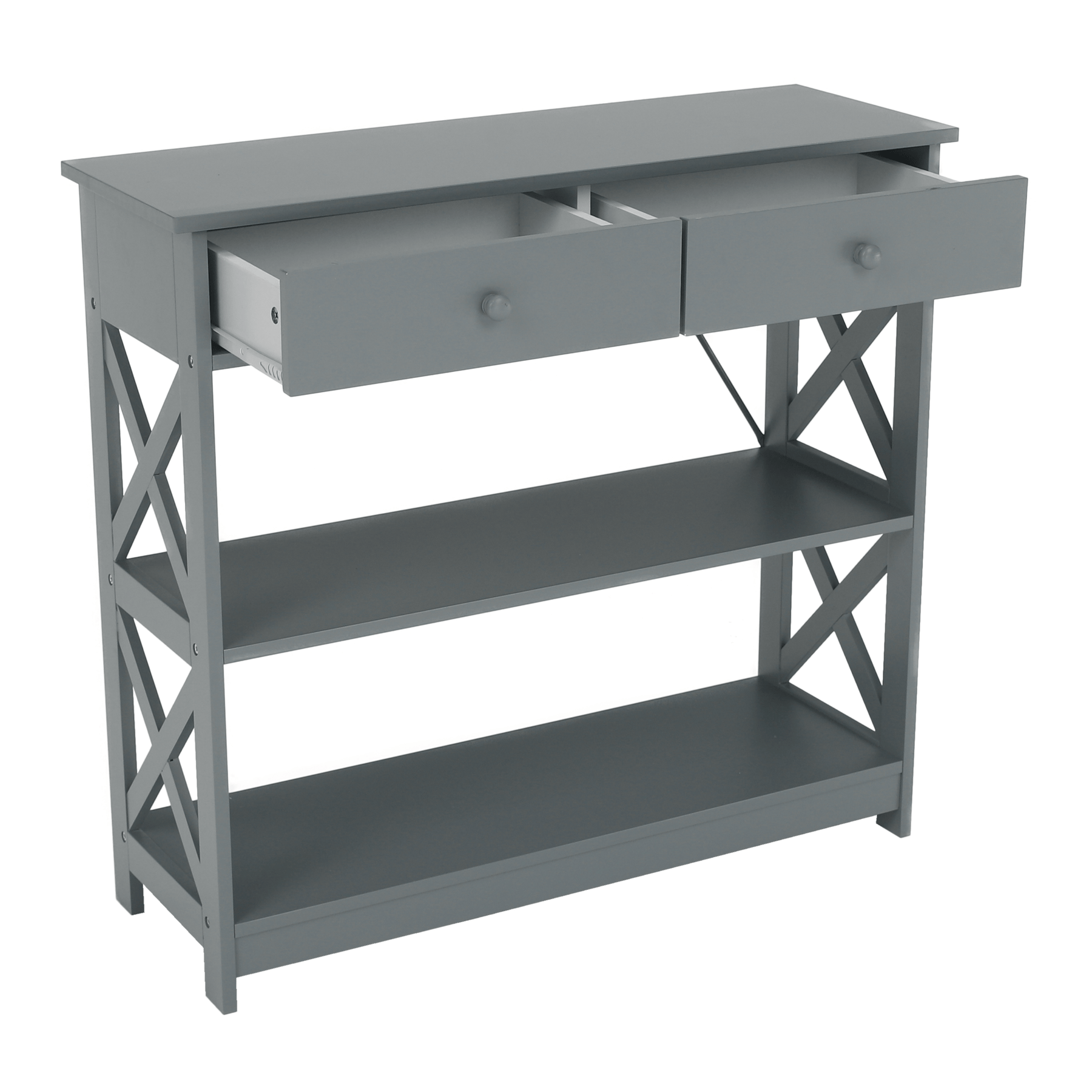Consola LOMIR, gri, 86.6X30X80 cm